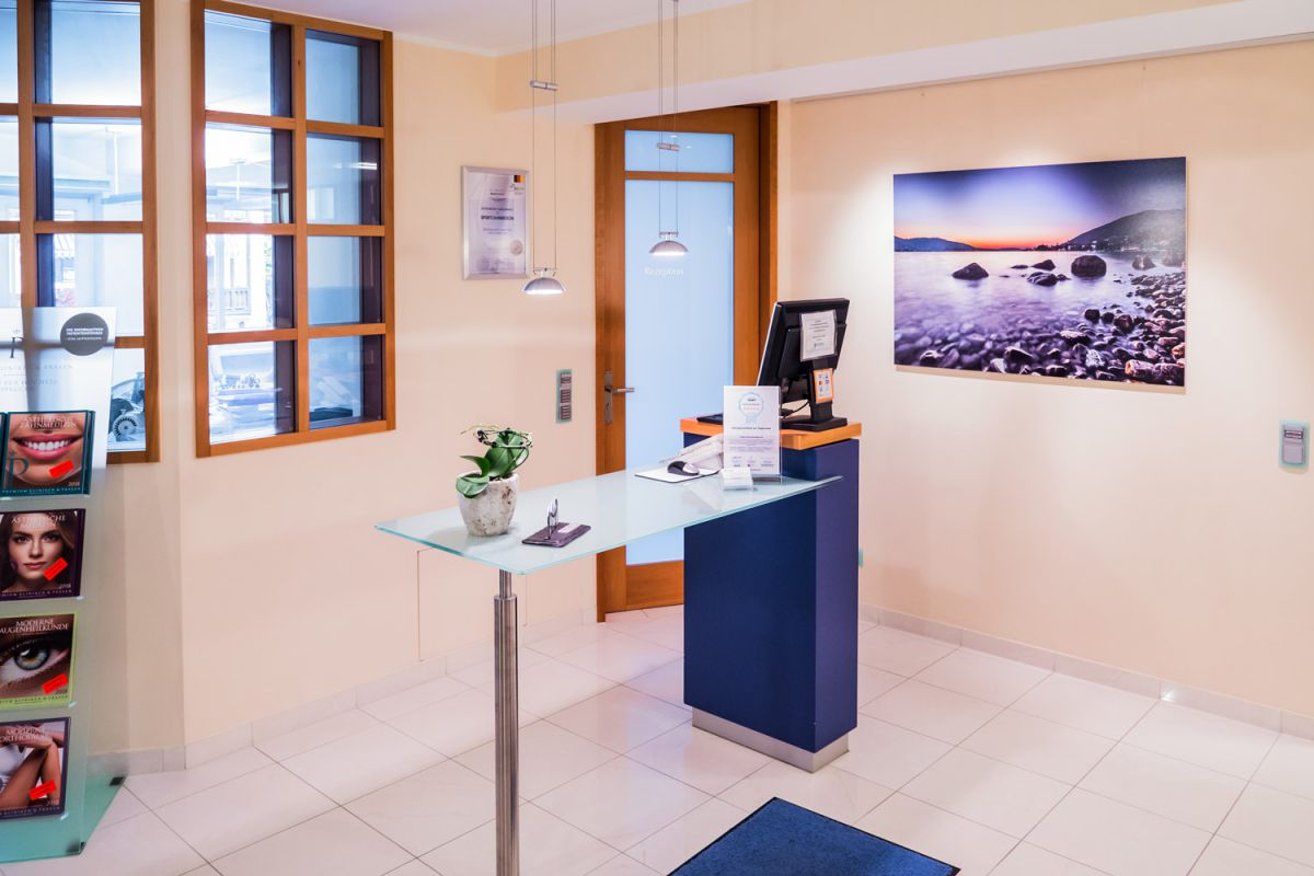 Zahngesundheit am Tegernsee Rezeption Empfang