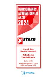 Focus Urkunde Ästhetische Zahnheilkunde 2022