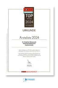 Focus Urkunde Implantologie 2022